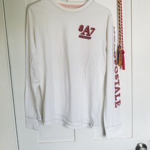 aeropostale long sleeved bleached tee